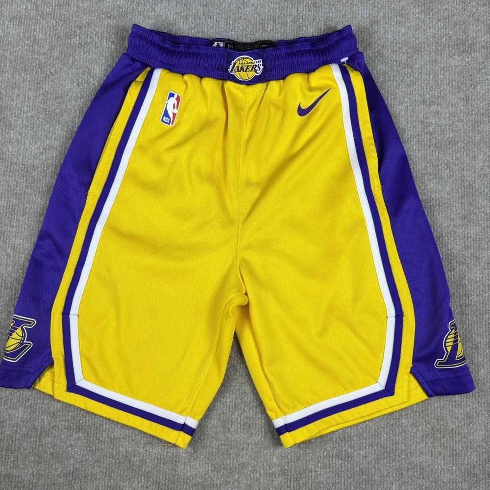 Nike Lakers NBA Authentic Swingman Basketball Shorts Men's Medium Dri-Fit